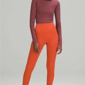 Lululemon Align Super High Rise Pant – Canyon Orange – Size 4
